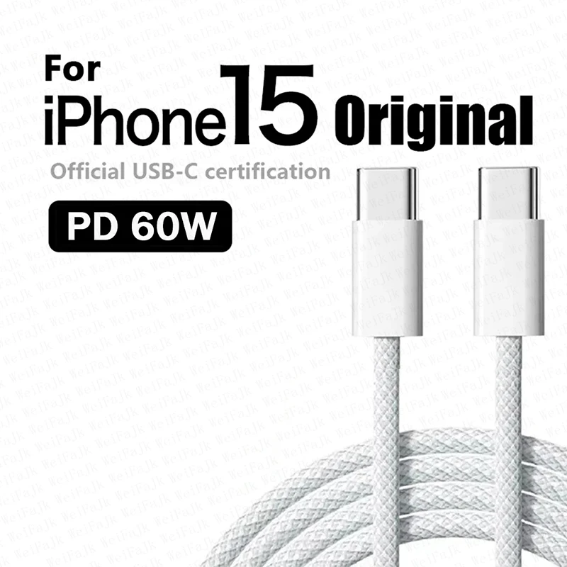For Apple Original 30W Quick Charger For iPhone 11 13 12 14 15 16 Pro Max Mini XR XS Plus iPad Fast Charging Type C iPhone Cable