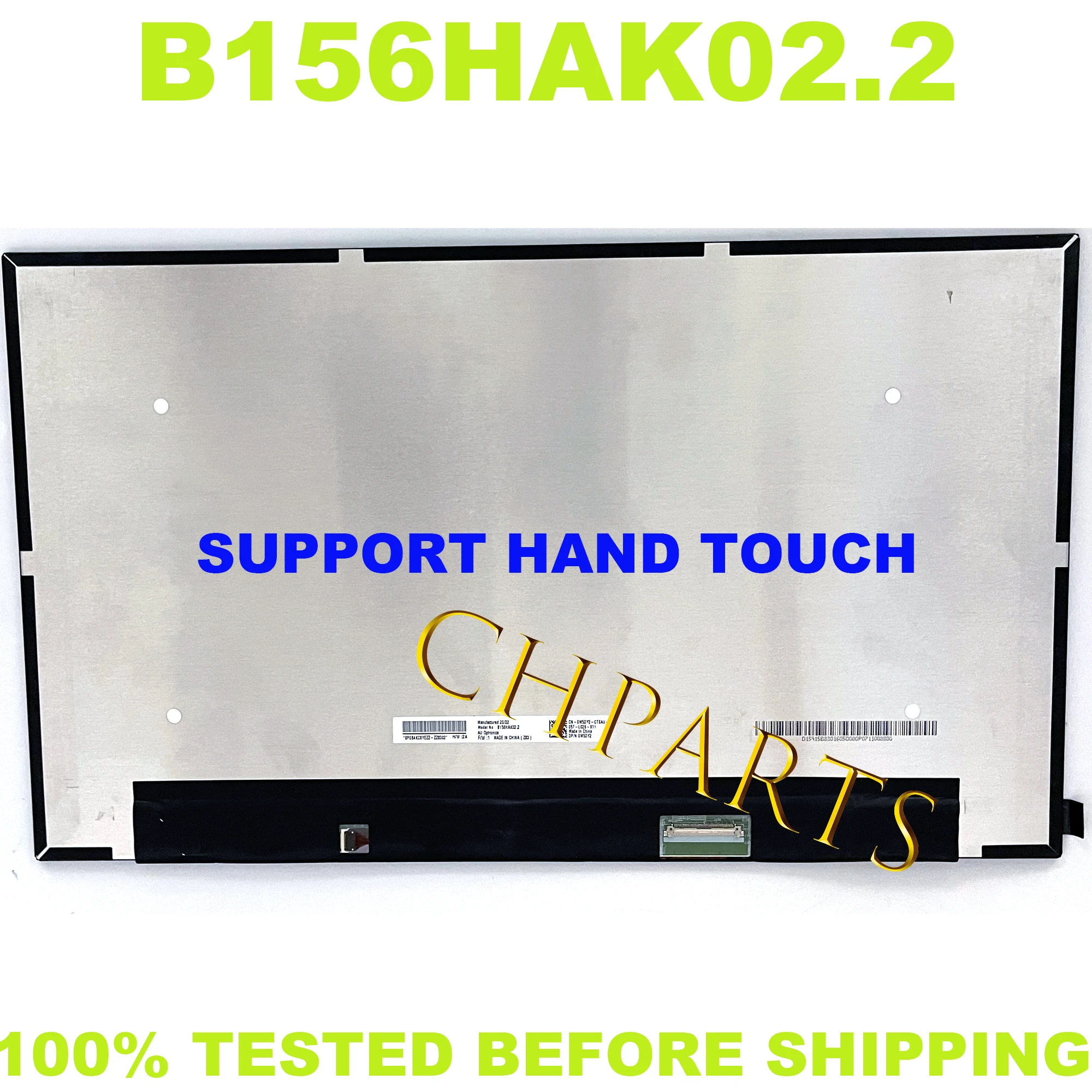 

Светодиодный экран для ноутбука и офисные аксессуары B156HAK02.2 экран для ноутбука, сменная панель дисплея на клеточном сенсорном экране