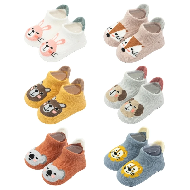 

57EE носки-тапочки с героями мультфильмов Prewalker обувь на плоской подошве носки для малышей От 0 до 5 лет аксессуары для