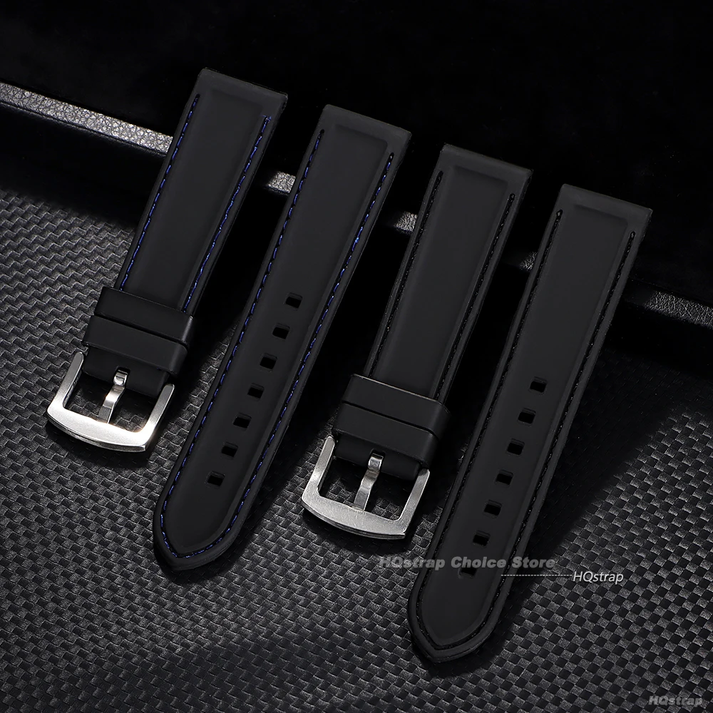 Silicone Rubber Watch Strap - Soft and Comfortable Replacement Band