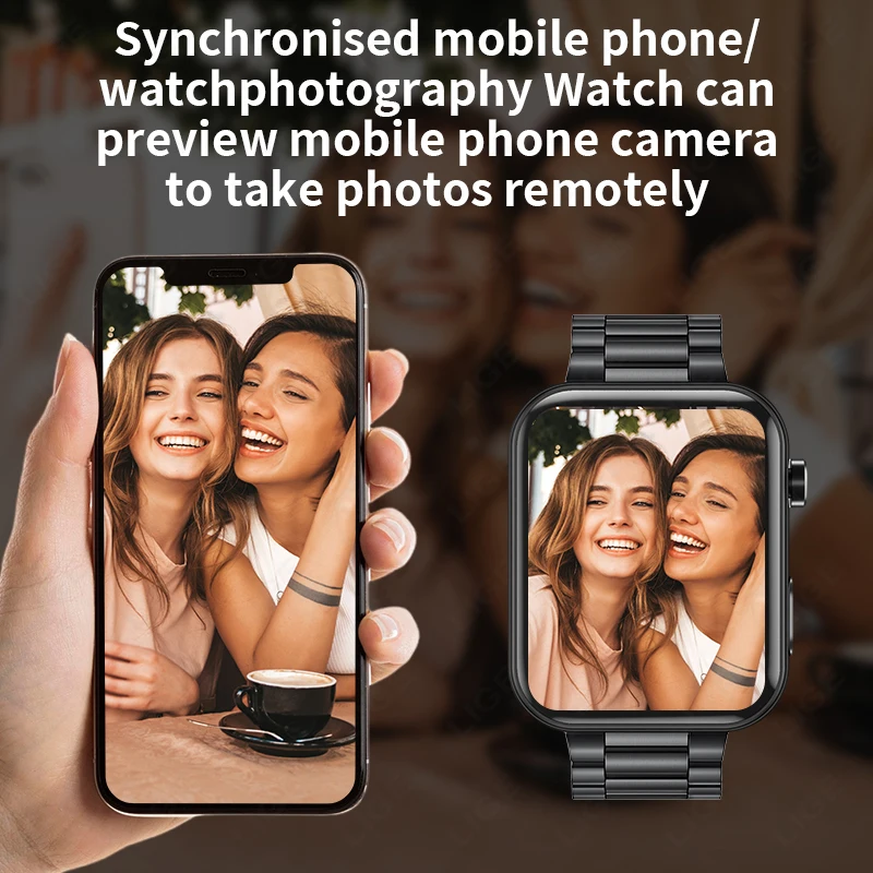 LIGE Smart Watch with Camera Video Recording Photography Watch Large Memory 512MB Dynamic Dial Smartwatch Music playback Watches