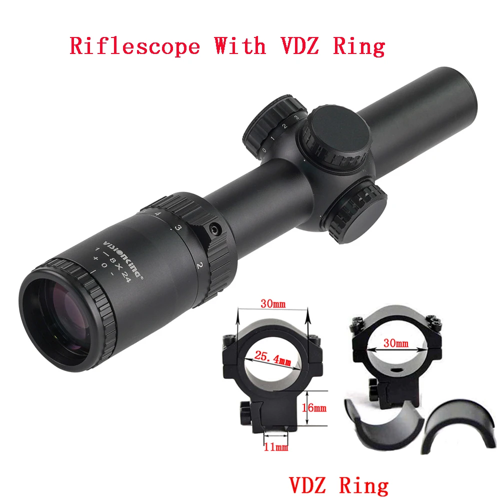Visionking 1-8x24 Compact Long Eye Relief Riflescope