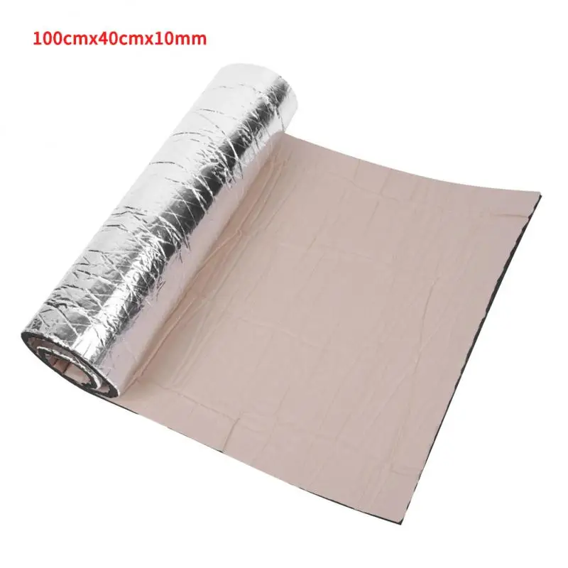 Cawanerl tapis isolant anti-bruit  50CM x 100CM, bateau de camion de  voiture, bouclier anti-chaleur, tapis anti-amortissement, feuille  d'aluminium - AliExpress