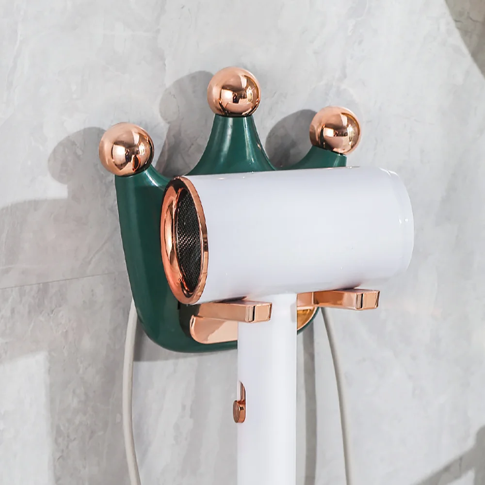Hair Dryer Holder Adhesive Blow Dryer Holder Wall Mounted Compatible with Dyson Hair Organizer Dyson