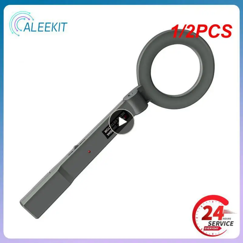 1/2PCS Metal Detector DM3004A Portable Handheld Folding Metal Finder Tracker Pinpointer Alarm Sensitive Search Coil Metal Detect