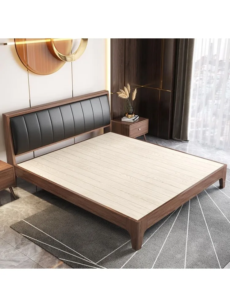 

Современная Минималистичная мягкая односпальная кровать длиной 1,5 м, основная и вторичная спальни длиной 1,8 м, домашняя двуспальная мягкая кровать