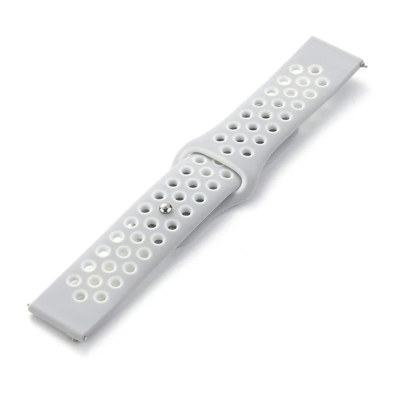 Enhanced Sports Silicone Strap, 22mm, Versatile Wristband Bracelet