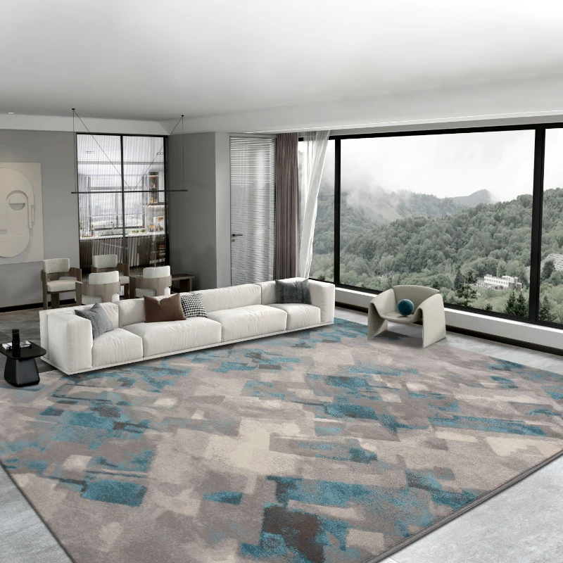 

Light Luxury Carpet High-Grade Geometric Short Velvet High Density Household Chinese Simple European Italian Style