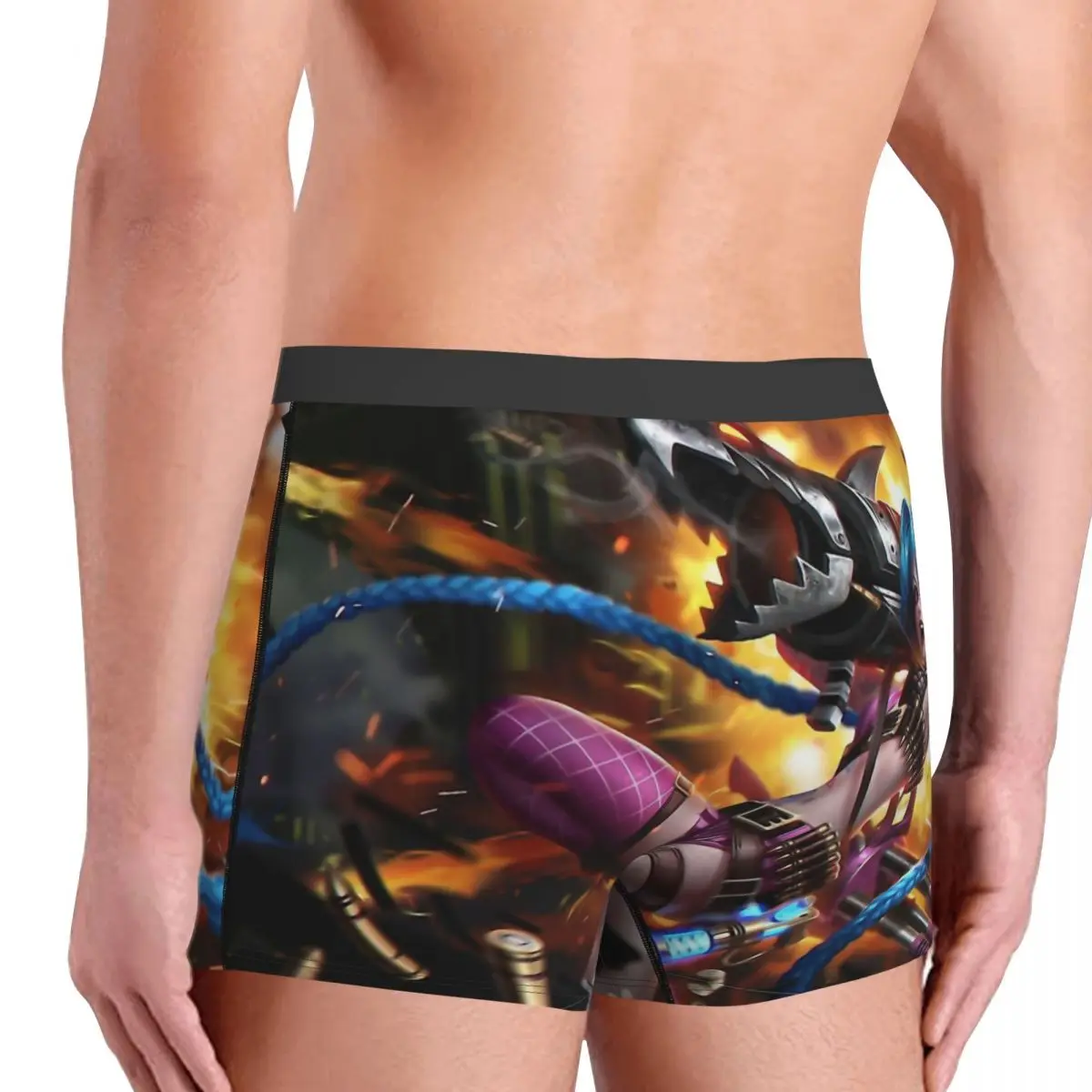 Jinx League Of Legends Game Underpants Cotton Panties Men's