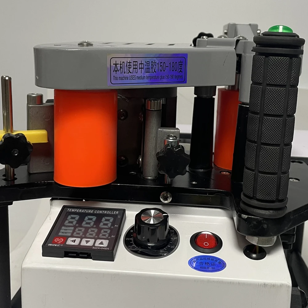 Tragbare Kantenanleimmaschine 1200W mit Zwei-Seiten-Klebefunktion, Einstellbarer Geschwindigkeit und 1000ml Behälter für Holz/PVC – Ideal für DIY-Projekte – Detail 9