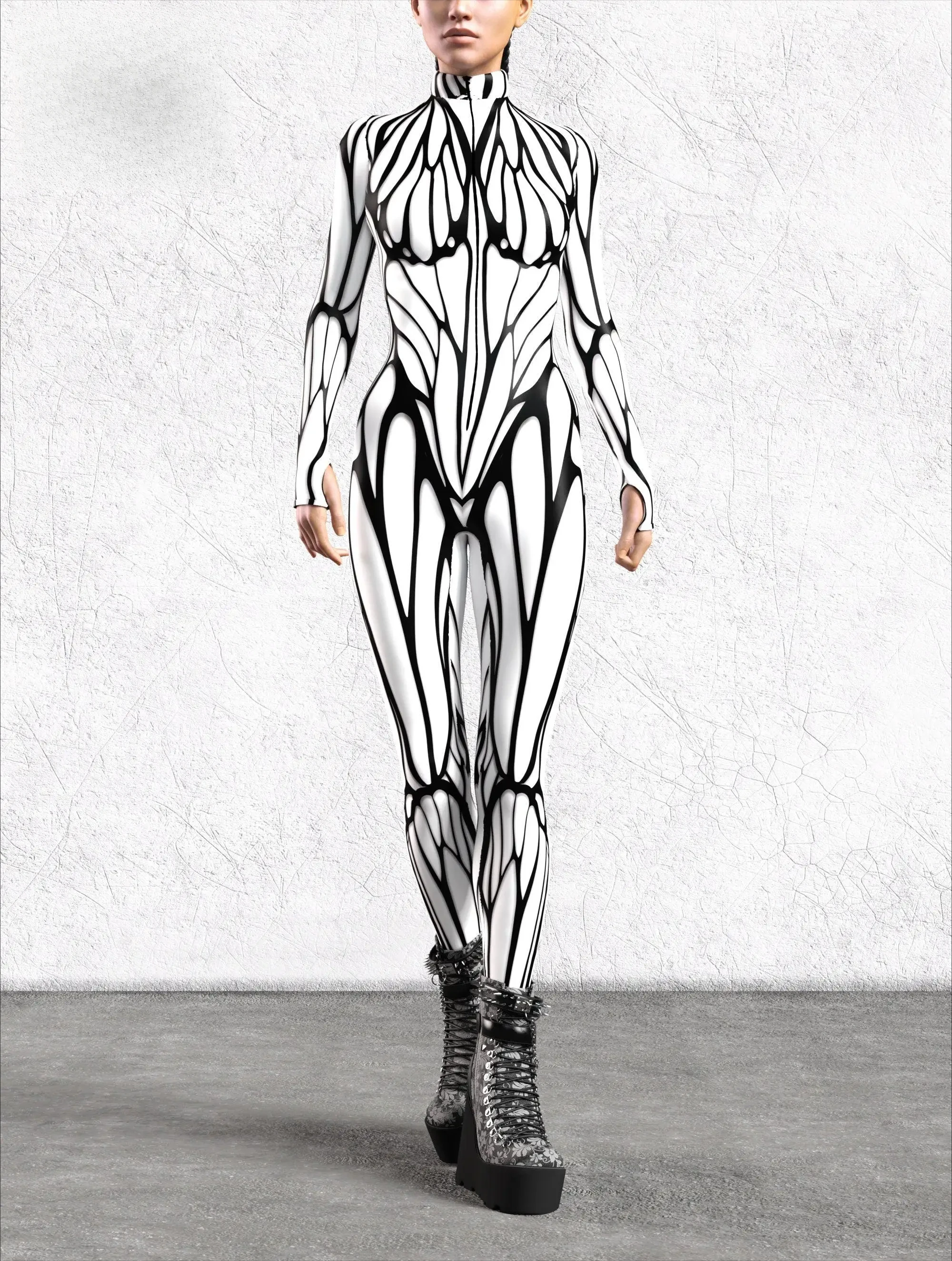 Halloween Costume Flutter Butterfly Costume for Women Carnival Party Jumpsuit Elegant Zentai Bodysuits Festival Catsuit Outfits