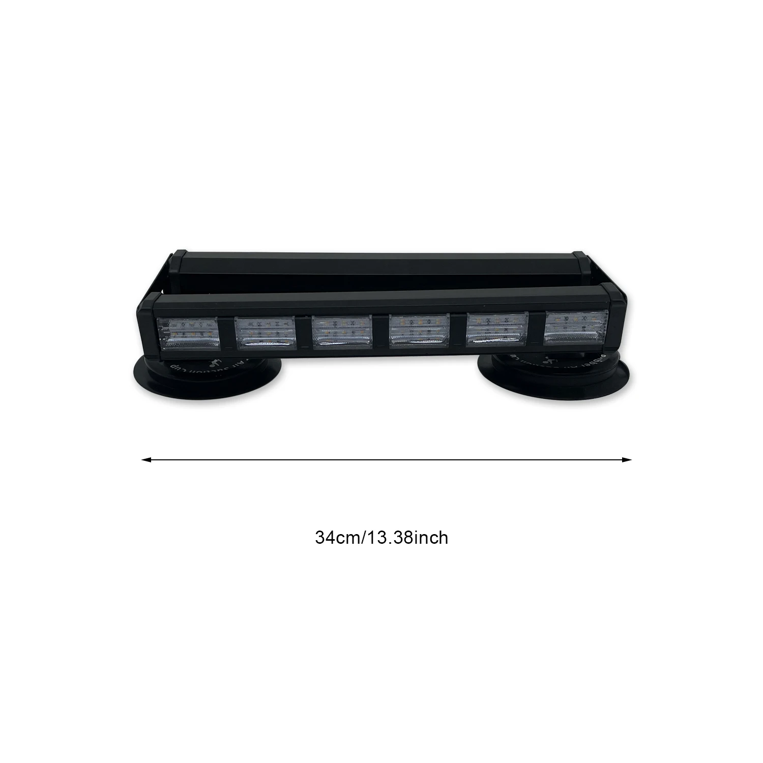 LED Light Bar Double Row Car Flash Middle Net Light Led Car Warning Ceiling Bumper Light Work Signal