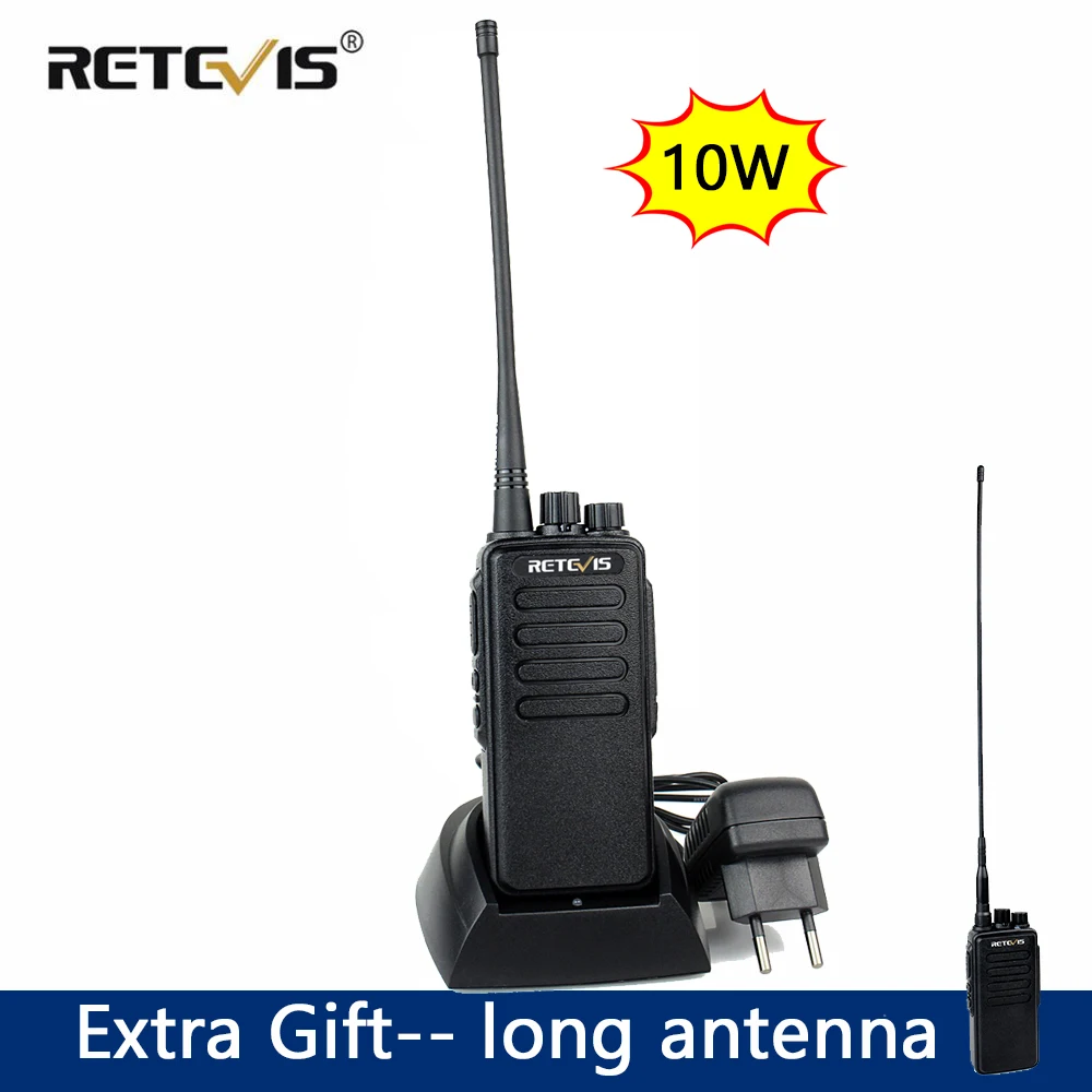10W Powerful Walkie Talkie Long Range 10 km Retevis RT1 VHF or UHF High Class Two-way Radio walkie-talkie for Hunting Business
