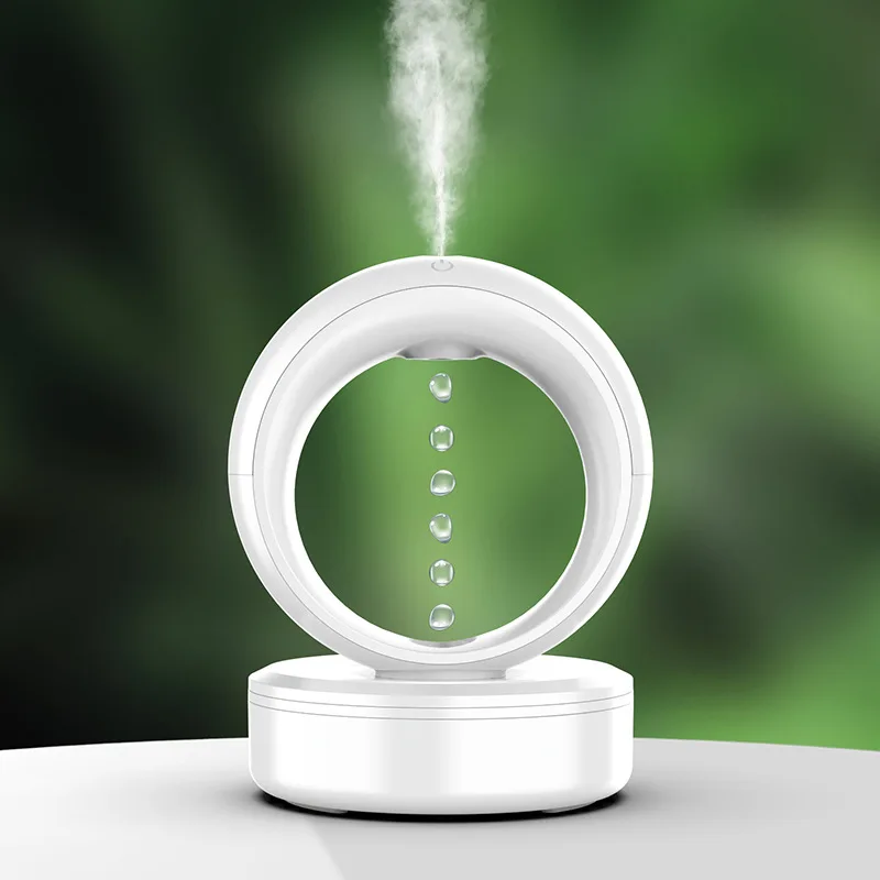 

Anti-gravity Backflow Water Droplets Humidifier Fog Amount Can Add Essential Oil Ight Spray Silent Aroma Essential Oil Diffuser