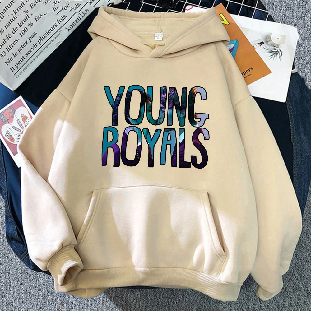 

Young Royals Hoodies Women Men Vintage Y2k Aesthetic Korean Style Funny Tracksuit Unisex Aesthetic Clothing Originality Blouse
