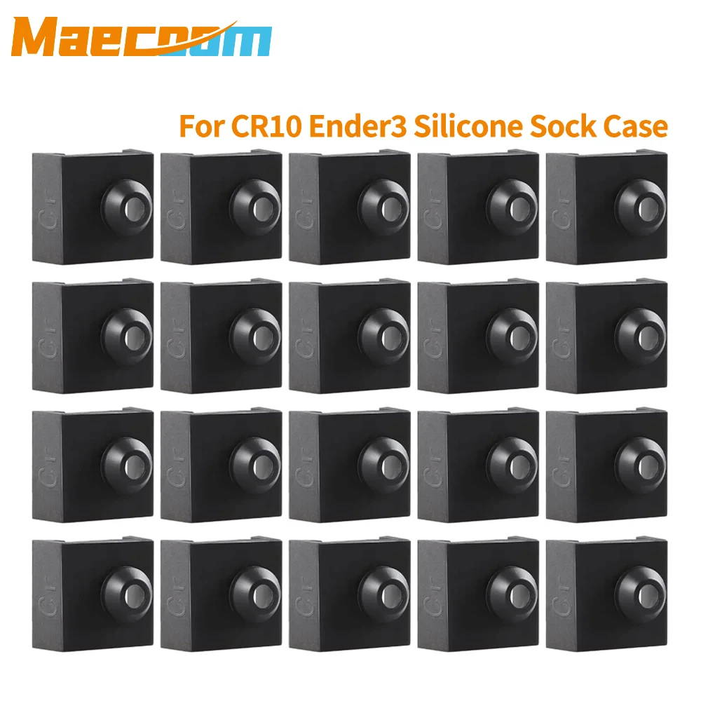 Blocco Riscaldatore Alluminio E Calzino Silicone Kit Per Stampante 3D 3 Set Con Gola Acciaio Inox - Foto 2