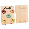 1 pc Donut Boards WoodenWall Holds Donut Boards Stand Hanging DonutsTable Wedding Decoration 5