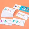 Math Toys Digital Card Montessori Wooden Addition Subtraction Teaching Aids Subtraction Operation Learning Logical Thinking 2