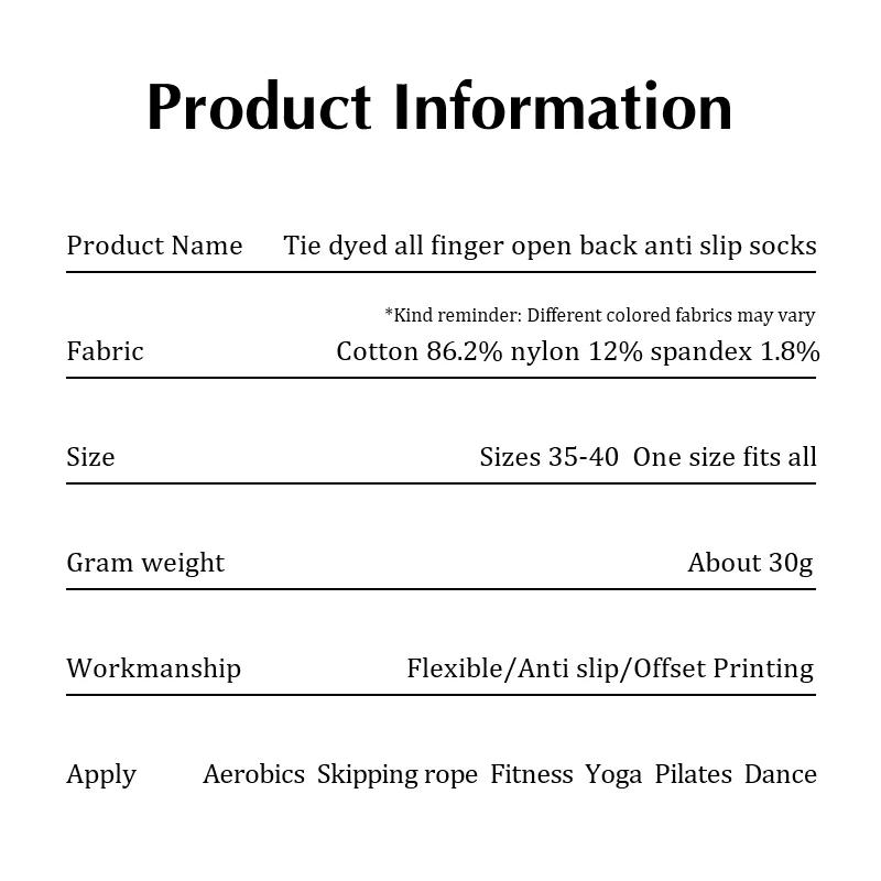 Gradient Yoga Socks Professional Dispensing Anti-Skid Socks Women'S Five-Finger Socks Sports Socks Fitness Jump Pu Lati Socks 14 Sc70de49a58c94f9aa71e30997d235224U