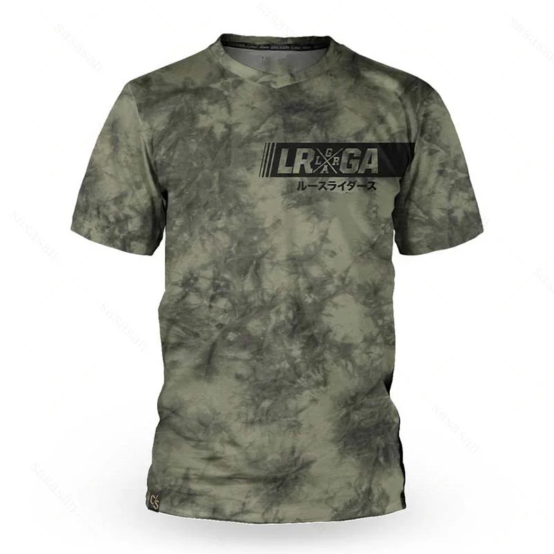thumbnail image 1 of Camiseta de manga corta para descenso de hombre de Loose Rider, camiseta de ciclismo de montaña MTB, camiseta de motocross DH, sudadera Motochoss, 1 of 5