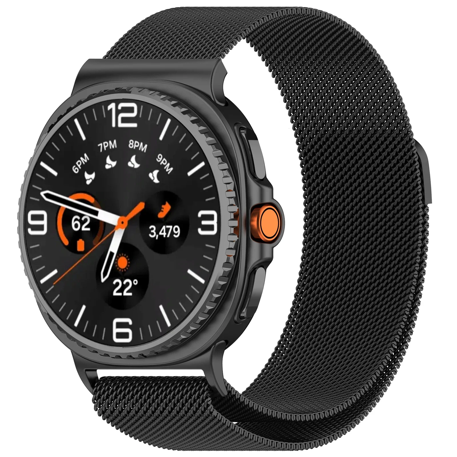 Milanese Magnetic Metal Breathable Replaceable Watch Strap