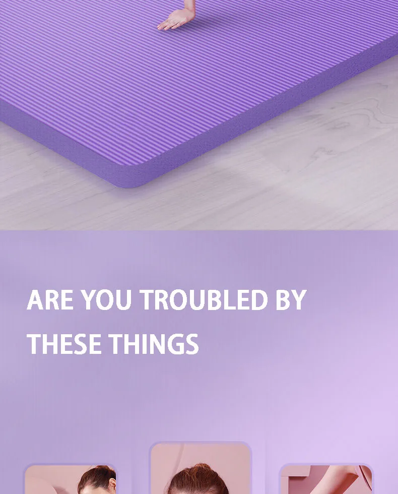 Yoga Mat with A Thickness of 20mm Anti Slip Pilates Fitness Mat Environmentally Friendly Tear Resistant WOMEN'S Yoga Mat Sc70e407ac1694a5588ca81995e6a614bQ