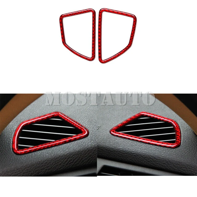 2PCS Auto Air Vent Cover Aufkleber Kohlefaser Trim Decal passt Kompatibel  mit BMW X5 E70 X6 E71 2007 2008 2009 2010 2011 2012 2013 2014 Interieur  Zubehör : : Auto & Motorrad