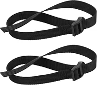 2Pcs Rowing Machine Feet Straps Reusable Universal Replacement Leg Training for Concept 2 Rower - Foot Strap Replacement 1