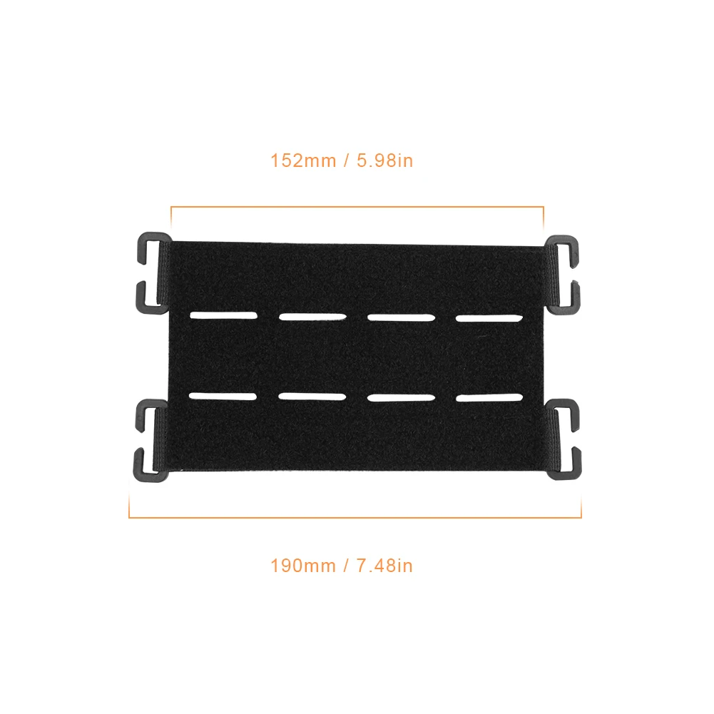 LEIDJGUN 7 Zoll Molles Patches Panel Mit Schneidschlaufe Praktischer Molles Patches Displayhalter Für Rucksack Patches Board