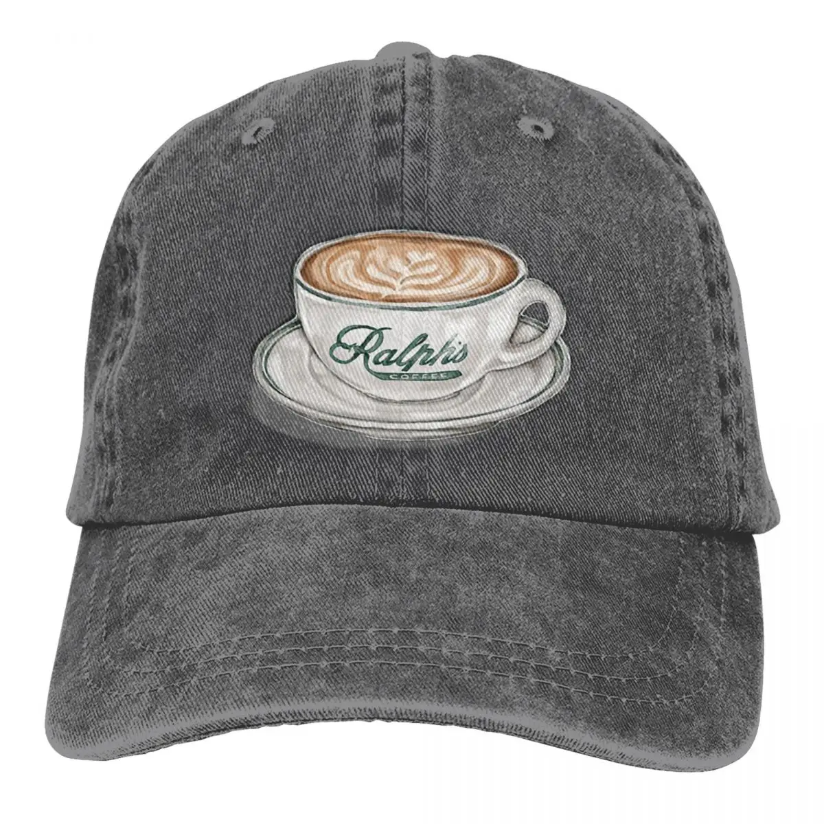 Aquarell Ralphs Kaffeetasse Mode im Freien eine Baseball mütze