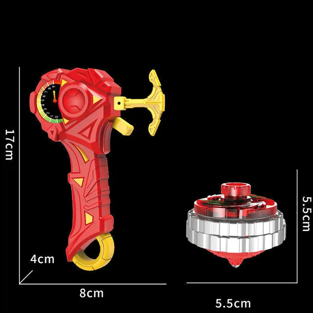Children's Alloy Spinning Multiple Gameplay Gyro Toys Magic Combination Pull Rope Cool Light Gyro Festivals Birthday Gifts  Kids 6
