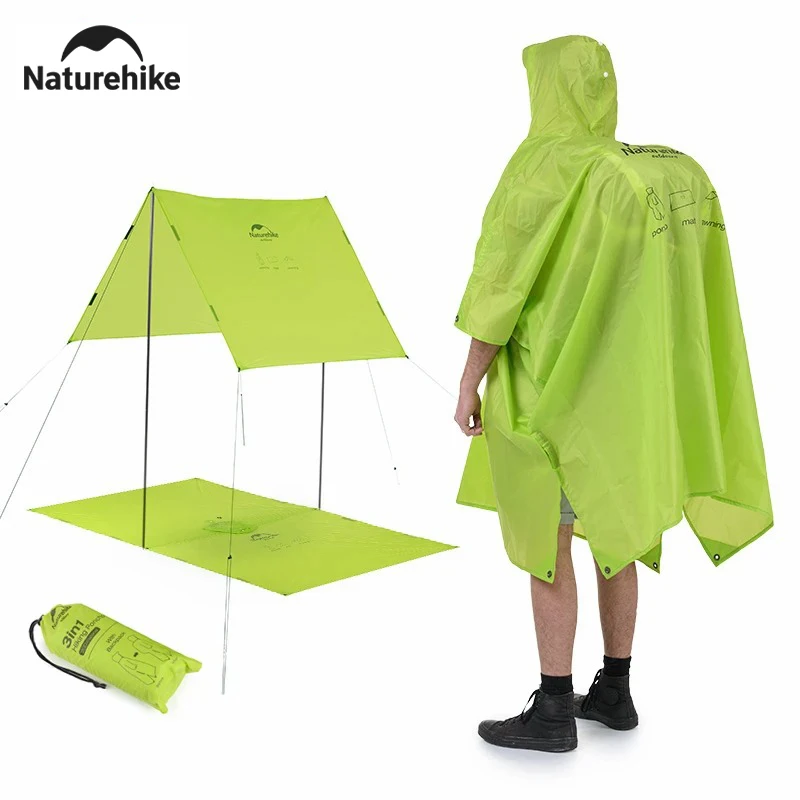 3-in-1 Waterproof Rain Poncho 1