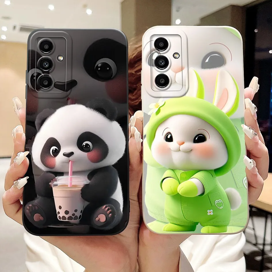 Lovely Panda Rabbit Soft Silicone Back Cover - Enhanced Protection and Style