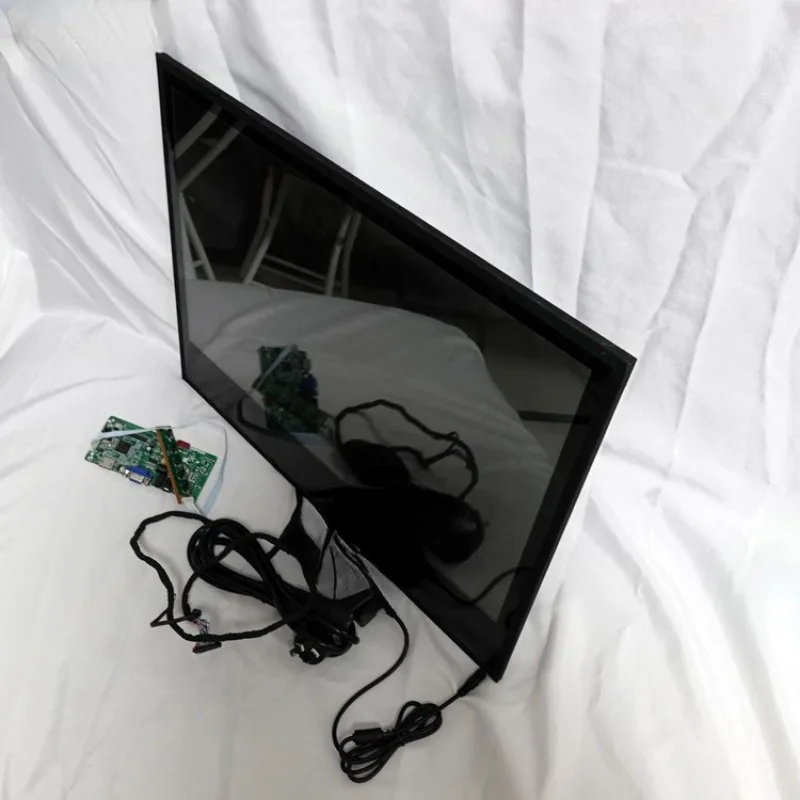transparent LCD panel display with LED lights,power,controller 