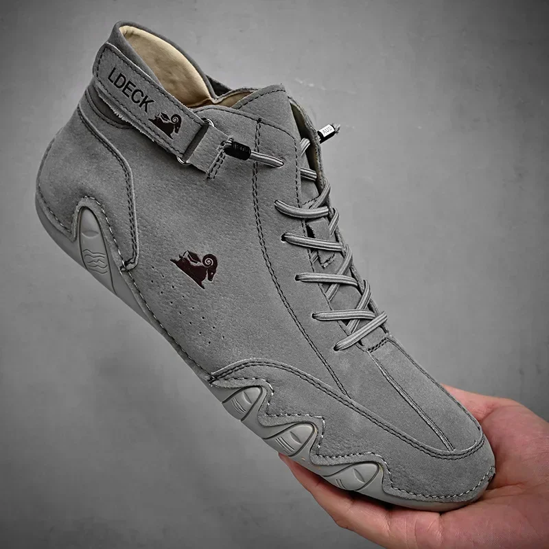 Men's Retro Trendy Design Sneakers Are Lightweight Comfortable Breathable Suitable Outdoor Walking Casual Training Flat Shoes 4