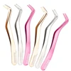 1 Pc Eyelash Comb Tweezers Stainless Steel Anti-Static Non-Magnetic Professional Pincet Lashes Extension Tweezers Makeup Tools 1