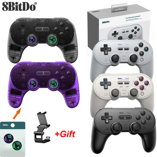 8Bitdo Pro 2 Bluetooth Gamepad Control for Switch PC macOS Android Steam For Raspberry Pi For Nintendo Switch Game Controller 1