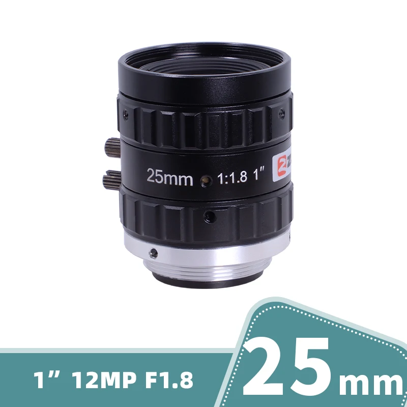 ZLKC fa 12mp c halterung 16mm 1 "f2.5 Bild verarbeitung objektiv feste Brennweite Industrie kamera manuelle Iris zur Position ierung der Messung – Detail 7