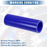 4-Ply High-Temp Silicone Reducer Hose - 152mm Length, Blue - Image 4