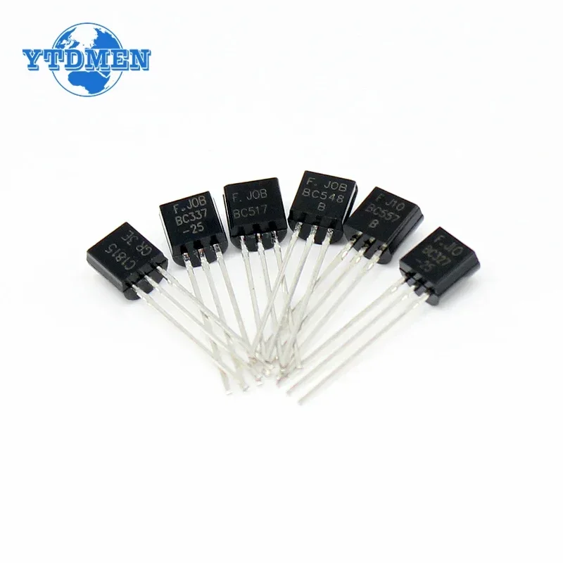 50PCS BC327 BC337 BC547 BC548 BC549 BC550 BC556 BC557 BC558 C1815 C945 TO-92 Transistor Triode NPN bjt transistor transistors kit triac transistor