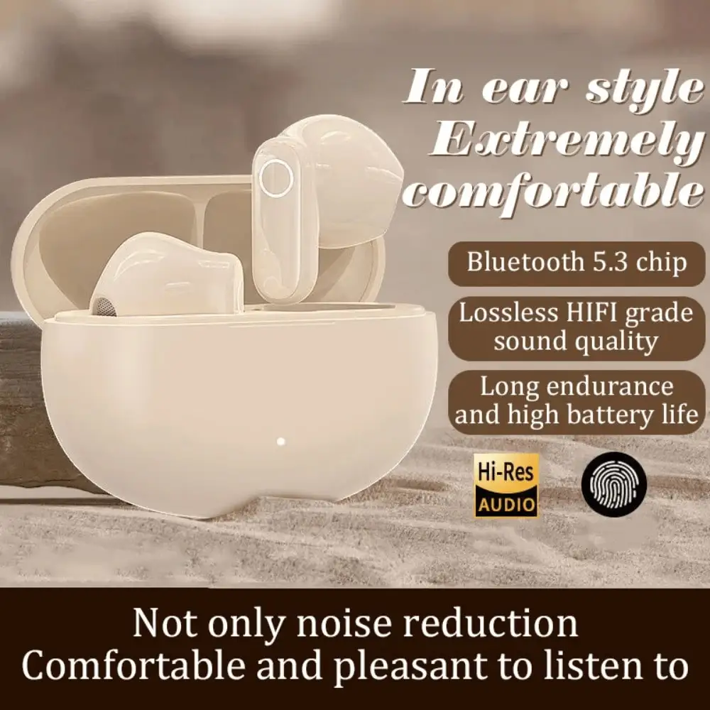 Wireless Noise Cancelling Bluetooth Earphones IPX5 Waterproof