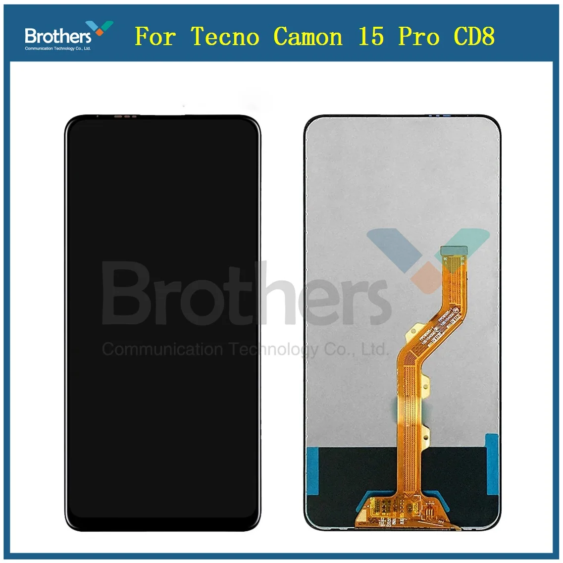 

ЖК-дисплей в сборе для Tecno Camon 15 Pro CD8, полный сенсорный экран с дигитайзером, замена для Tecno Camon 15Pro LCD