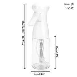 Continuous Mist Refillable Hair Spray Bottle - 300/200ml Capacity (200ml - a)