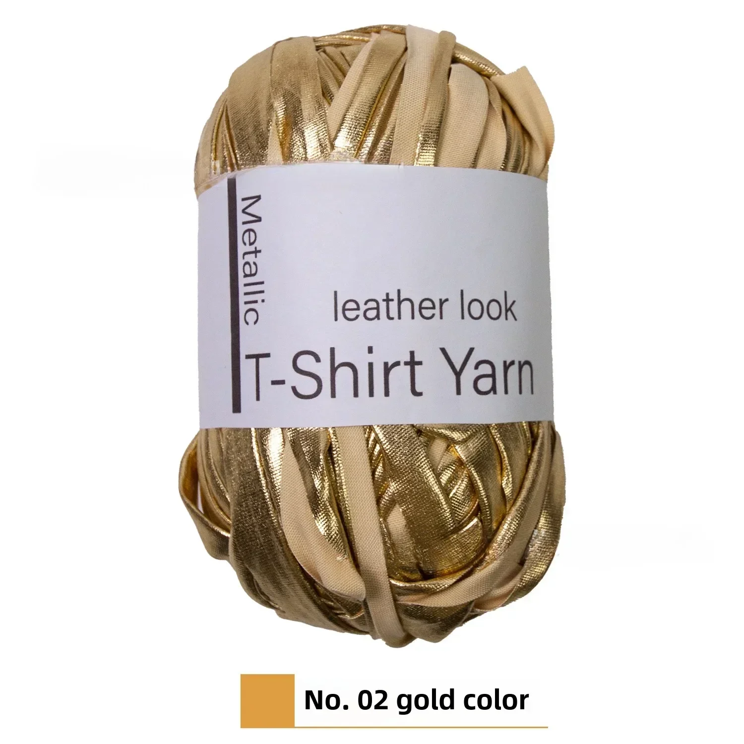 Metallic T-shirt yarn Metallic gloss cloth line DIY hand-woven wool ball 3