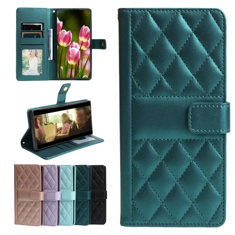 Plånboksfodral i läder med magnet för samsung galaxy_voghion.com