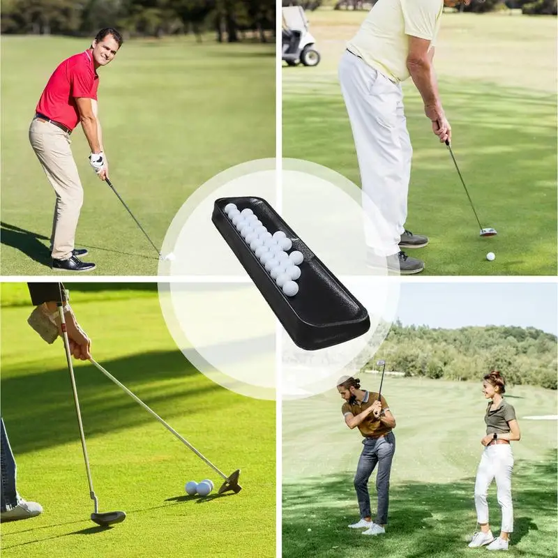 Golf Ball Tray Large Capacity Storage Container golf storage equipment tee box Golf training accessories golf tray 5