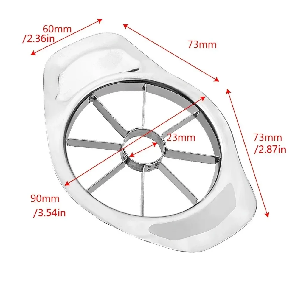 Kitchen Gadgets Stainless Steel Comfort Handle Divider Apple Slicer Cutter Vegetable Fruit Tools Corer - 5
