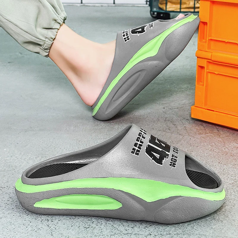Slip Slippers for Men Non-Slip Slip Comfy With Thick Sole Slipper for Indoor Outdoor Soft Foam Sliders_voghion.com