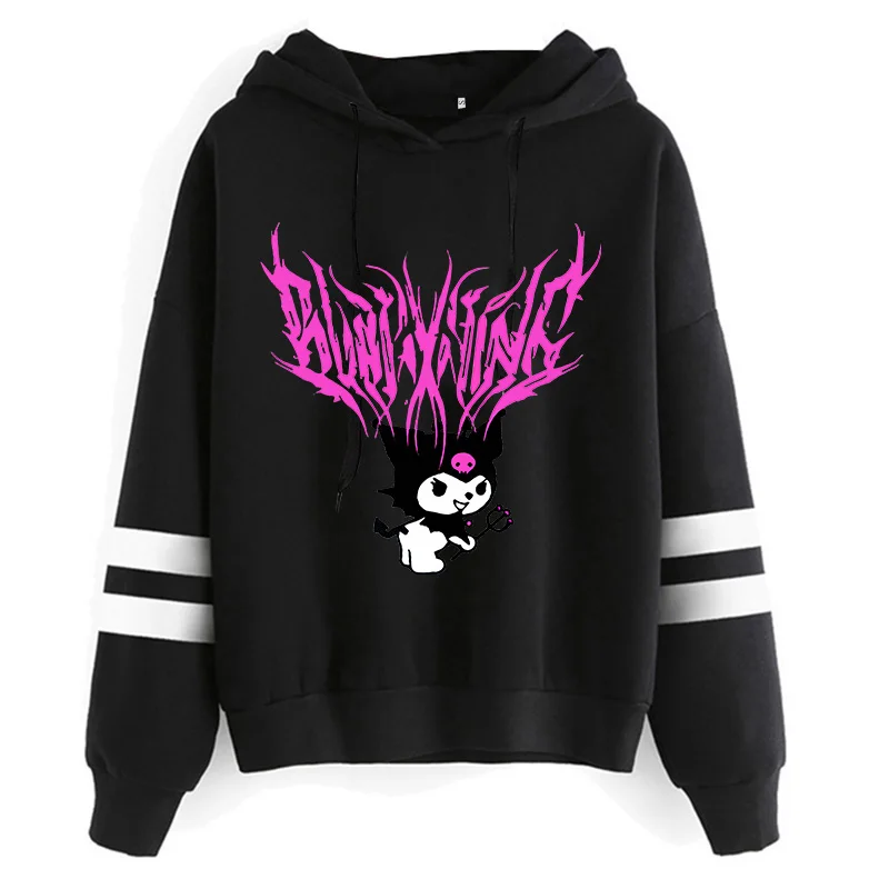 thumbnail image 1 of Sudaderas Y2k para mujer, ropa de moda, chaleco Kuromi, Sudadera con capucha Sanrio Kuromi, sudadera de Manga Harajuku, sudaderas con capucha para mujer, 1 of 5