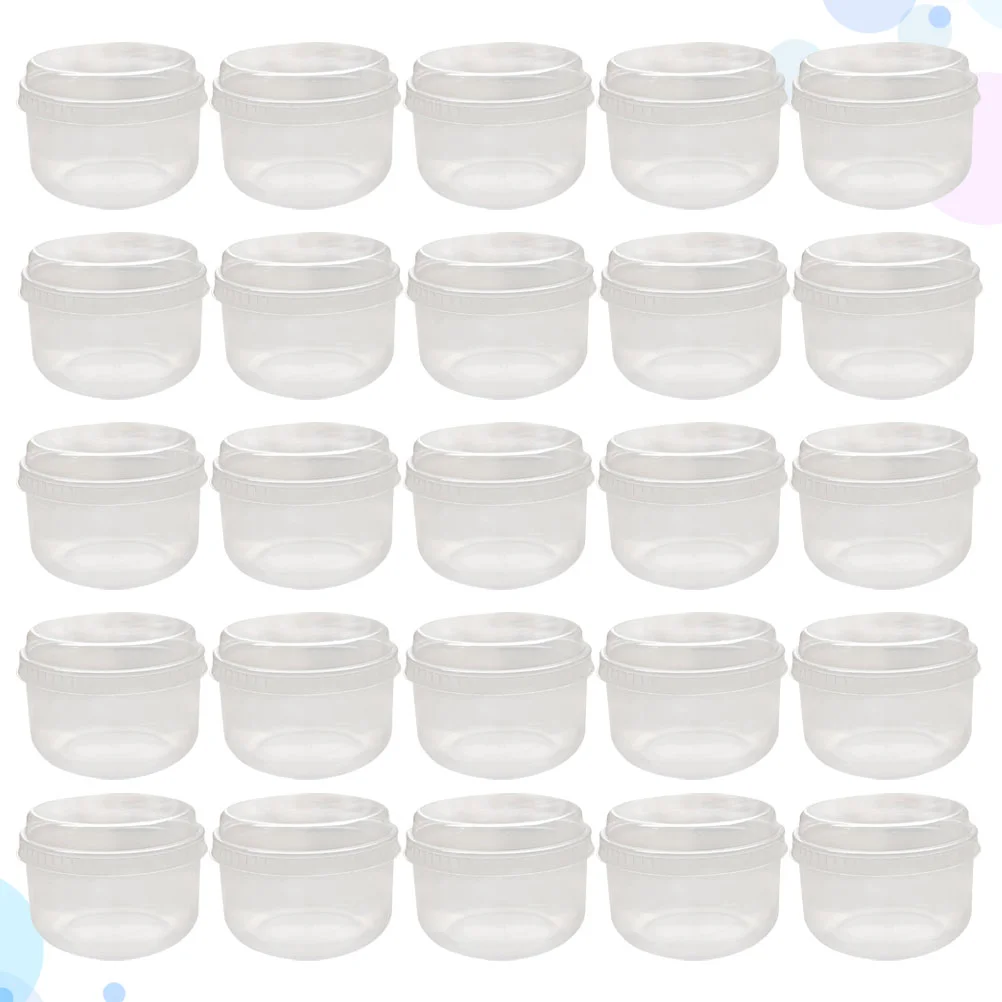 

50 Sets Chubby Pudding Cups Environmentally Friendly Reusable Beaker Party Supplies DIY Cake Dessert Containers Utility Tool